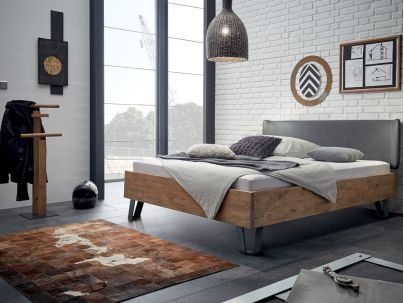 Lit Cadro Vintage en chêne noueux massif  | Collection Oak Wild Vintage | Le Monde du Lit