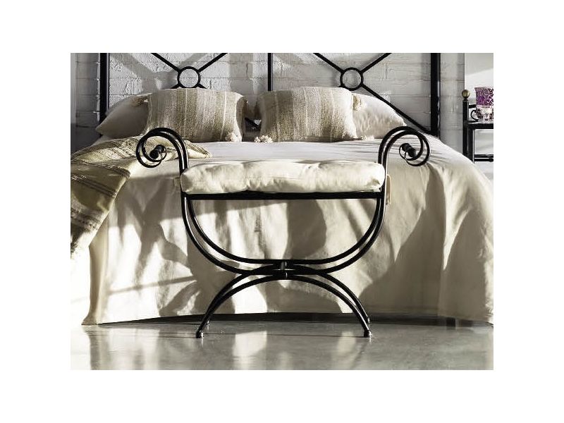 Banquette en fer forgé Andrea