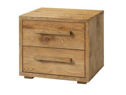 Chevet Vero Vintage en chêne noueux massif  | Collection Oak Wild Vintage | Le Monde du Lit