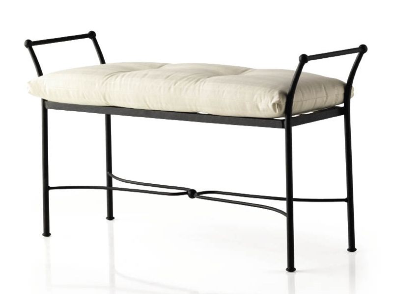 Banquette en fer forgé Milan