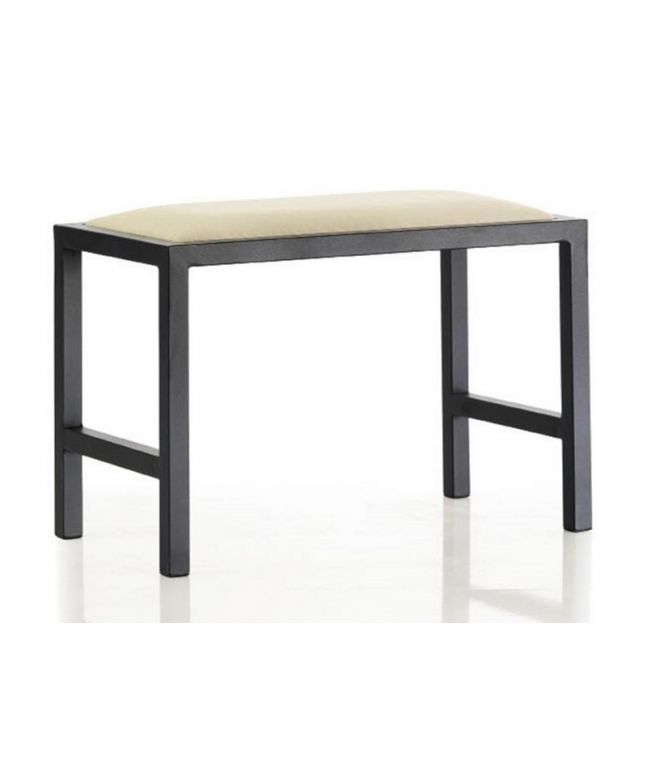 Banquette Moderno en fer forgé. Meuble design pour la chambre. Le Monde du Lit