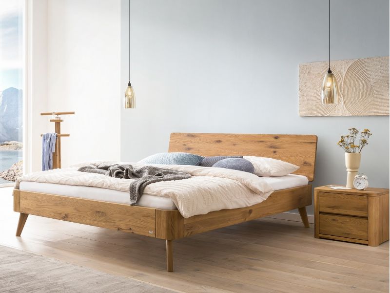 HASENA - Lit en chêne massif