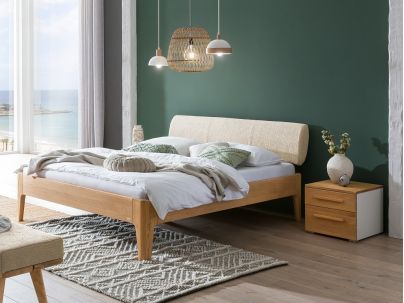 HASENA - Lit en chêne massif