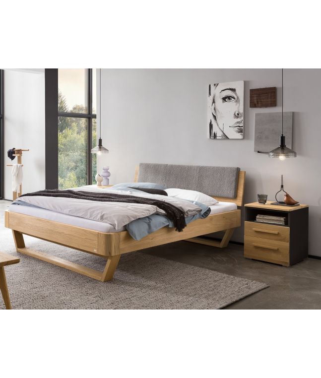 HASENA - Lit en chêne massif