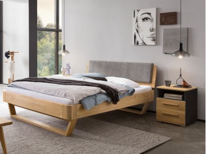 HASENA - Lit en chêne massif