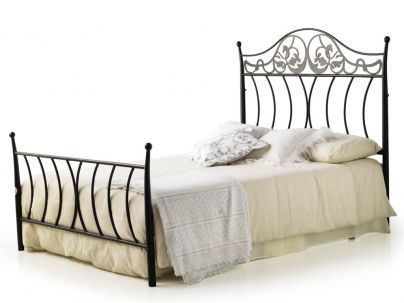 Lit Milan en fer forgé haut de gamme. Meuble pour la chambre. Le Monde du Lit