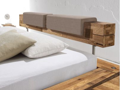 Lit Stabil 2 en chêne massif recyclé | Collection Factory | Le Monde du Lit