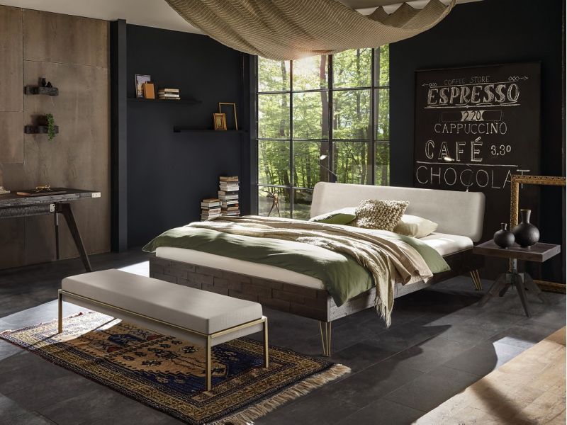 HASENA - Lit en acacia massif