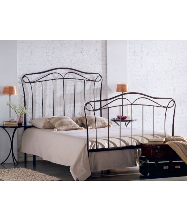 Lit Dalia en fer forgé haut de gamme. Meuble pour la chambre. Le Monde du Lit