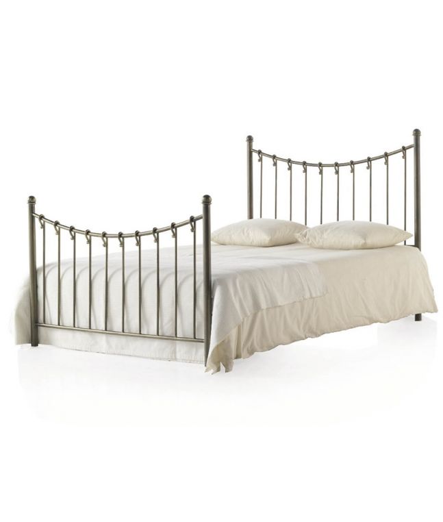 Lit Sara en fer forgé. Meuble design pour la chambre. Le Monde du Lit