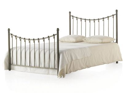 Lit Sara en fer forgé. Meuble design pour la chambre. Le Monde du Lit