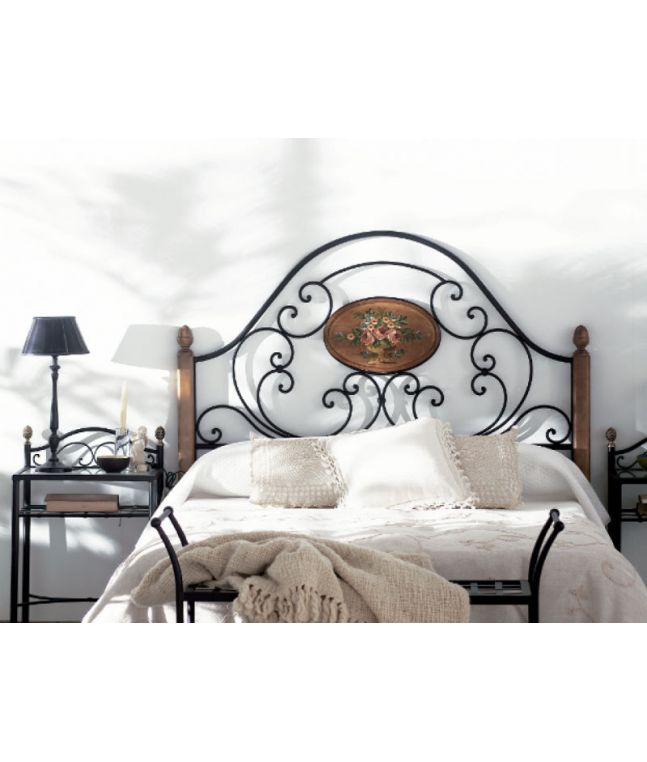 Tête de lit Florencia en fer forgé. Meuble design pour la chambre. Le Monde du Lit