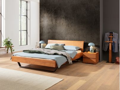 Lit Sandro en chêne massif  | Collection Woodline | Le Monde du Lit