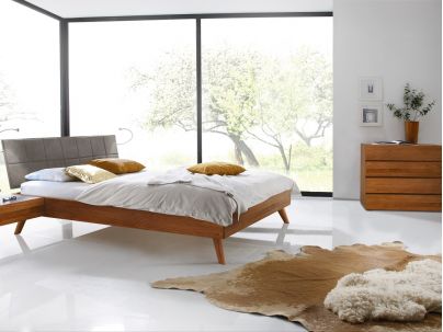 Lit Masi en chêne massif  | Collection Woodline | Le Monde du Lit