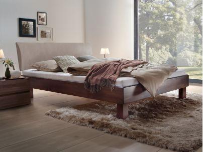 Lit Ripo en hêtre massif  | Collection Woodline | Le Monde du Lit