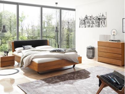 Lit Slid en chêne massif  | Collection Woodline | Le Monde du Lit