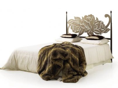 Tête de lit Rosalia en fer forgé. Meuble design pour la chambre. Le Monde du Lit