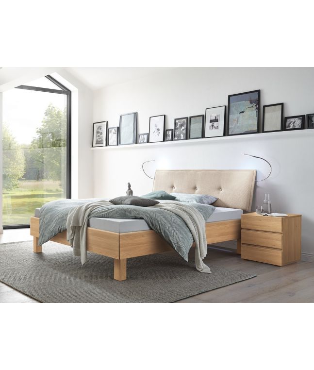 HASENA - Lit en chêne massif