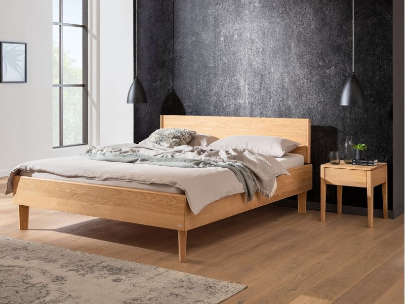 HASENA - Lit en chêne massif