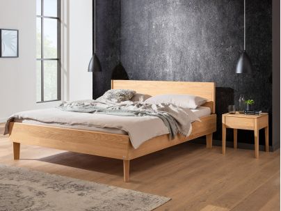 HASENA - Lit en chêne massif