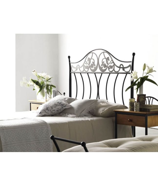Tête de lit Milan en fer forgé. Meuble design pour la chambre. Le Monde du Lit