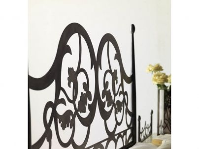 Tête de lit Olimpia en fer forgé. Meuble design pour la chambre. Le Monde du Lit