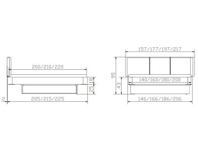 Lit Lovie Obag avec tiroirs en hêtre massif | Collection Factory | Le Monde du Lit