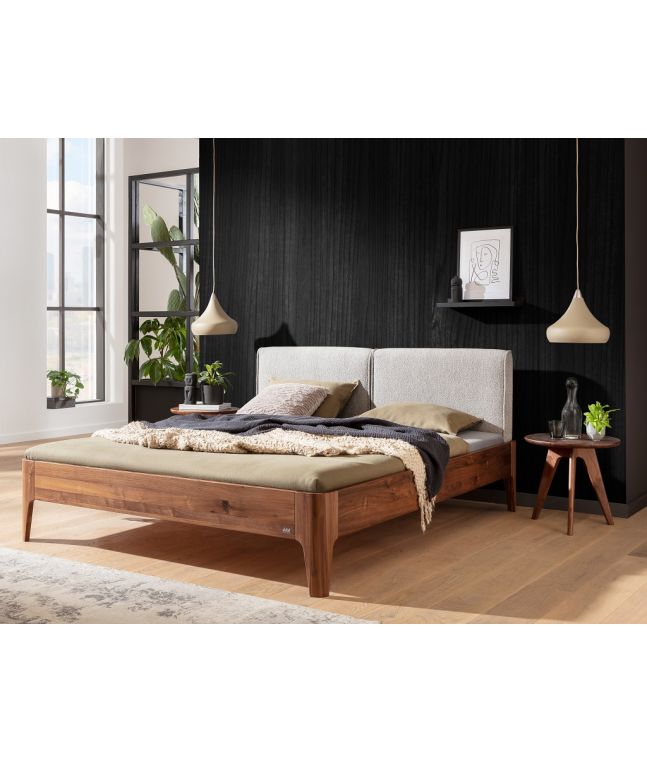 HASENA - Lit en noyer massif