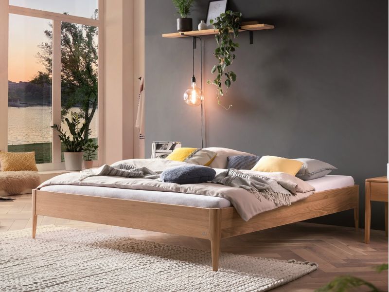 HASENA - Lit en chêne massif