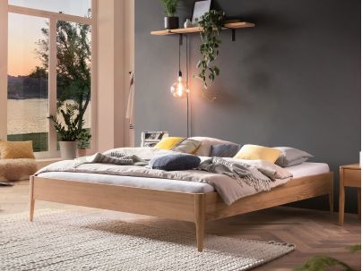 HASENA - Lit en chêne massif