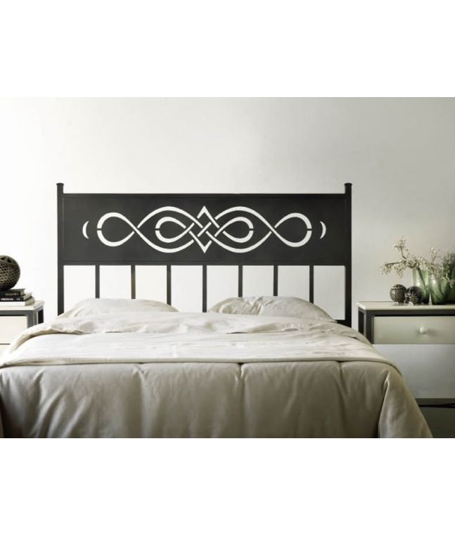 Tête de lit Marsella en fer forgé. Meuble design pour la chambre. Le Monde du Lit