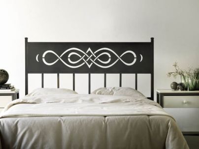 Tête de lit Marsella en fer forgé. Meuble design pour la chambre. Le Monde du Lit