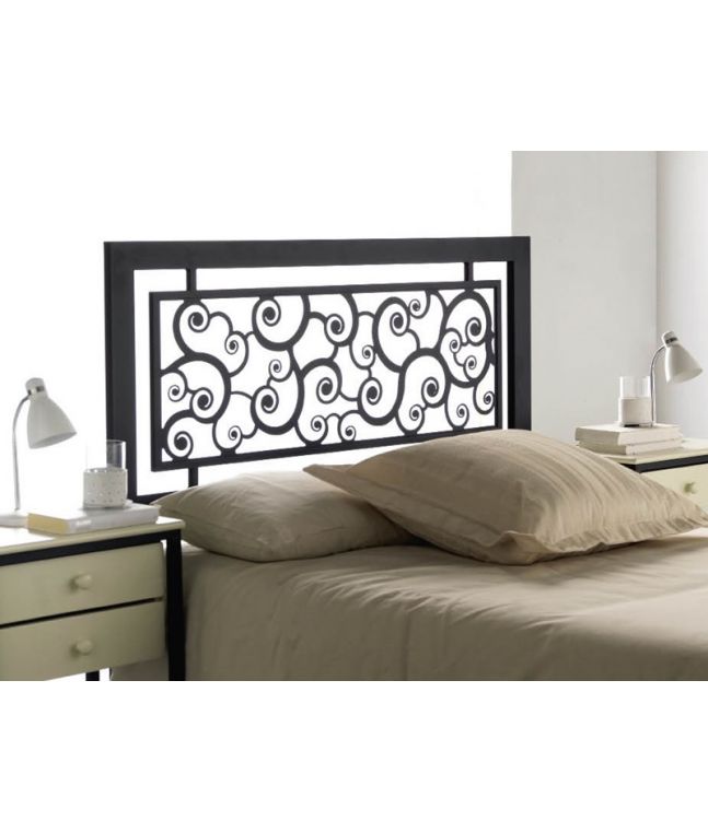 Tête de lit Caracoles en fer forgé. Meuble design pour la chambre. Le Monde du Lit