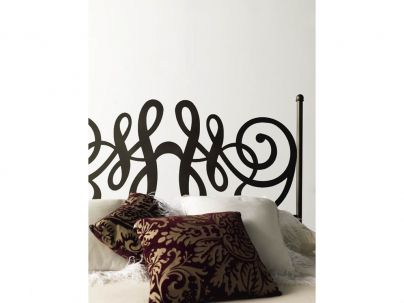 Tête de lit Lira en fer forgé. Meuble design pour la chambre. Le Monde du Lit