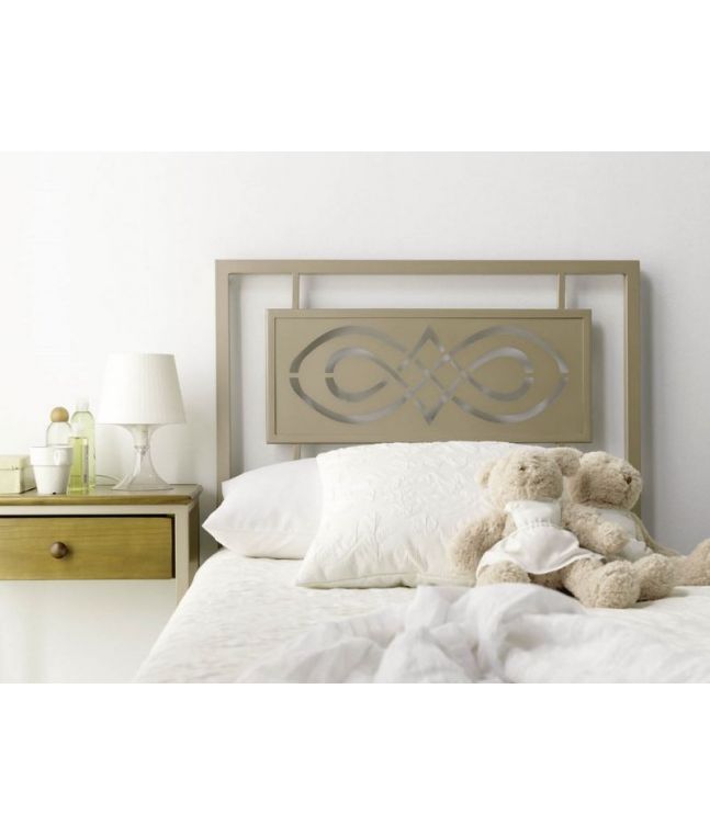 Tête de lit Pisa en fer forgé. Meuble design pour la chambre. Le Monde du Lit