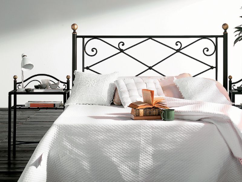 Tête de lit en fer forgé Julia
