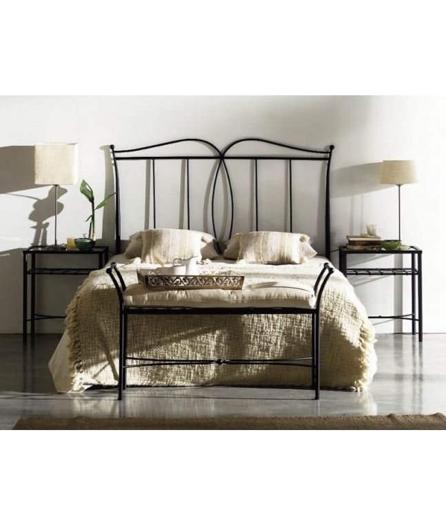 Tête de lit Alba en fer forgé. Meuble design pour la chambre. Le Monde du Lit