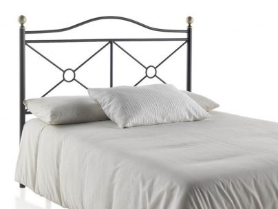 Tête de lit Andrea en fer forgé. Meuble design pour la chambre. Le Monde du Lit