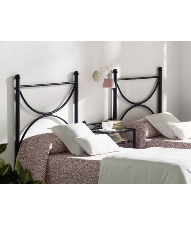 Tête de lit Clara en fer forgé. Meuble design pour la chambre. Le Monde du Lit