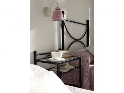 Tête de lit Clara en fer forgé. Meuble design pour la chambre. Le Monde du Lit