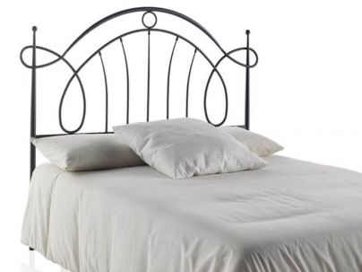 Tête de lit Elena en fer forgé. Meuble design pour la chambre. Le Monde du Lit