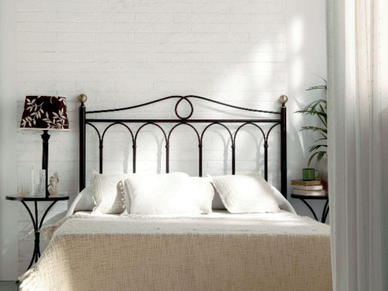 Tête de lit en fer forgé Rosa