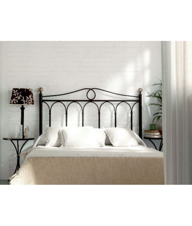 Tête de lit Rosa en fer forgé. Meuble design pour la chambre. Le Monde du Lit