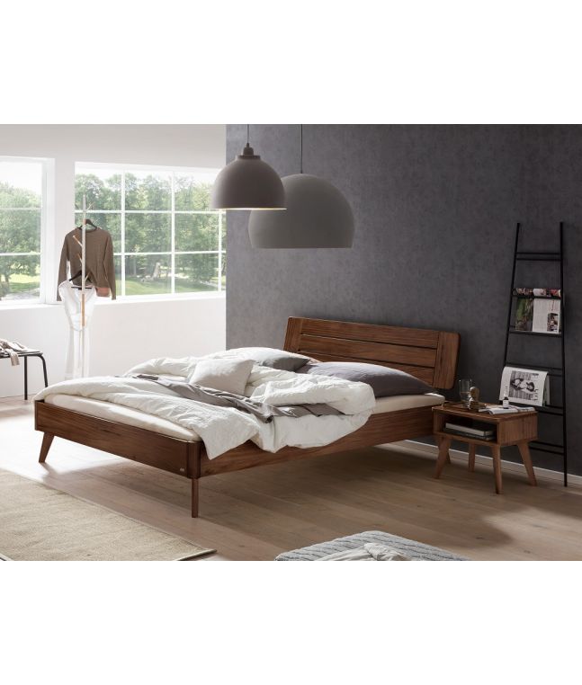 HASENA - Lit en noyer massif