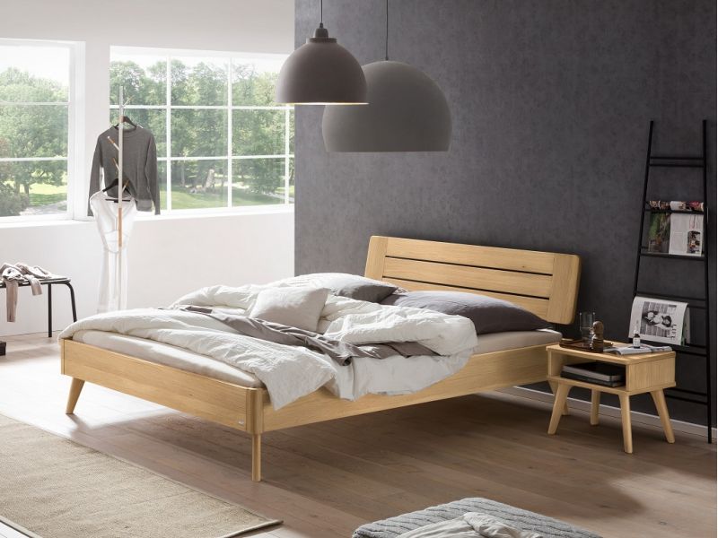 HASENA - Lit en chêne massif