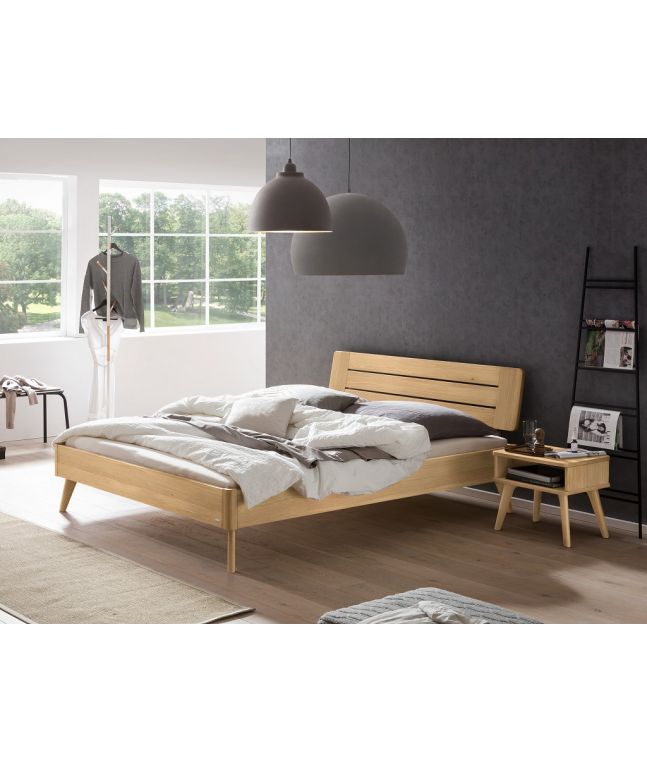 HASENA - Lit en chêne massif