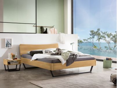 HASENA - Table de nuit en bois massif