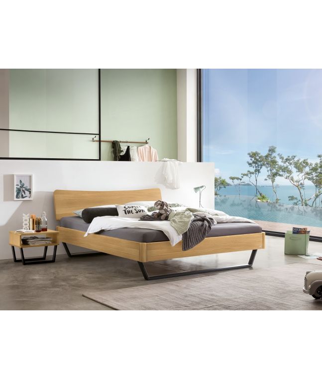 HASENA - Lit en chêne massif