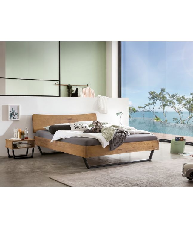 HASENA - Lit en chêne massif