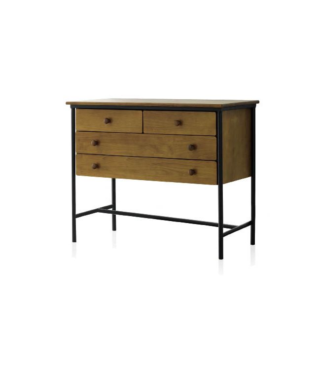 Commode Moderno 3 en fer forgé. Meuble design pour la chambre.